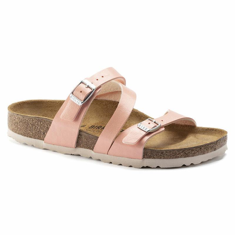 Birkenstock Salina Graceful Birko Flor Sandaler Dame Lyserød | DK 354VRW